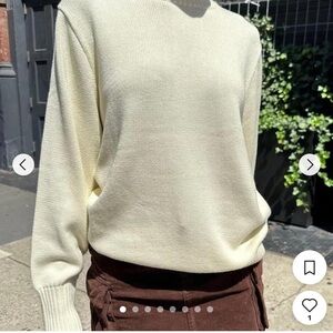 Brandy Melville Elegant butter yellow Women's Sweater
